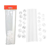 VARILLAS COLOR BLANCO X25